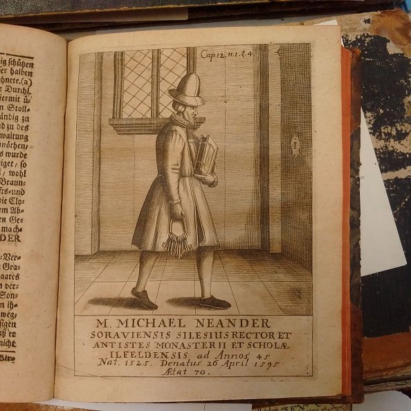 Neander als Schulmeister (Foto: KK S&uuml;dharz)