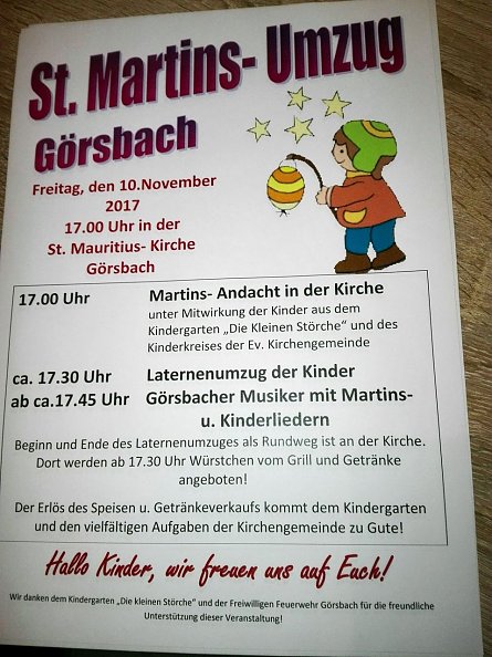 Martini in G&ouml;rsbach (Foto: D.Schr&ouml;ter)